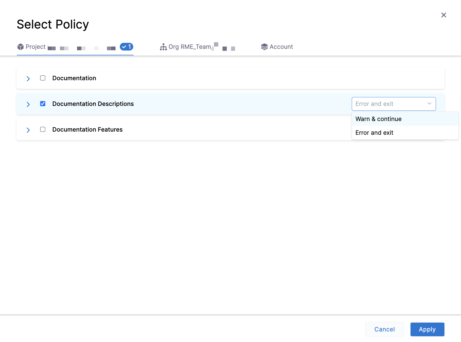 Add policy to a policy set